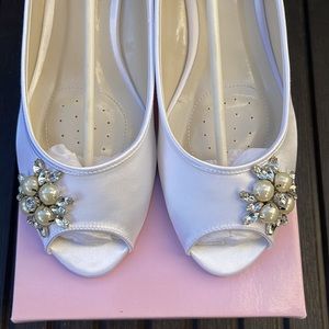 New - Pink Paradox London - Frosting - White Wedding Shoes - Size 8